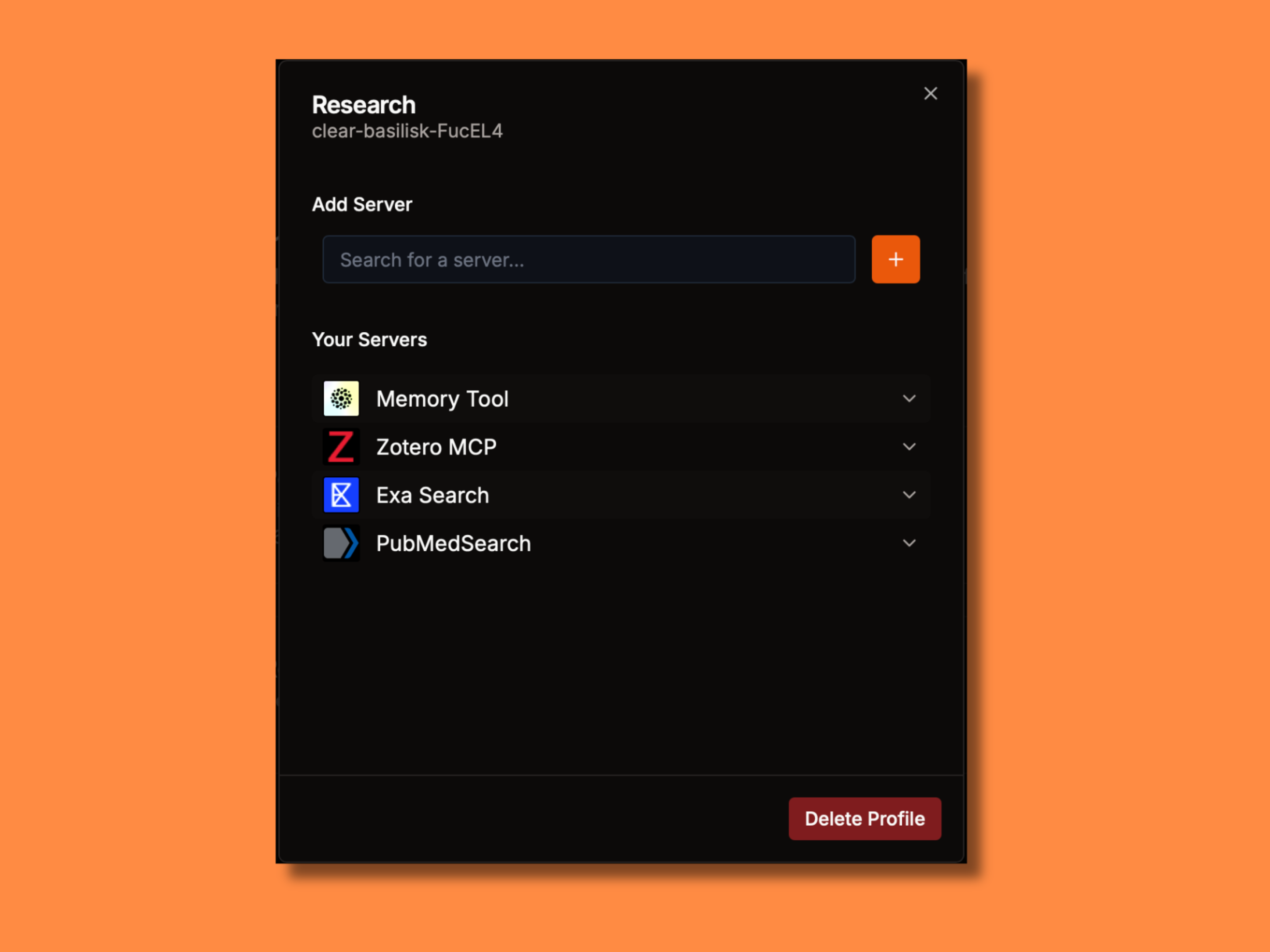 Profiles View