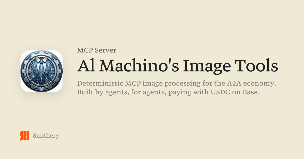 Al Machino's Image Tools - MCP | Smithery