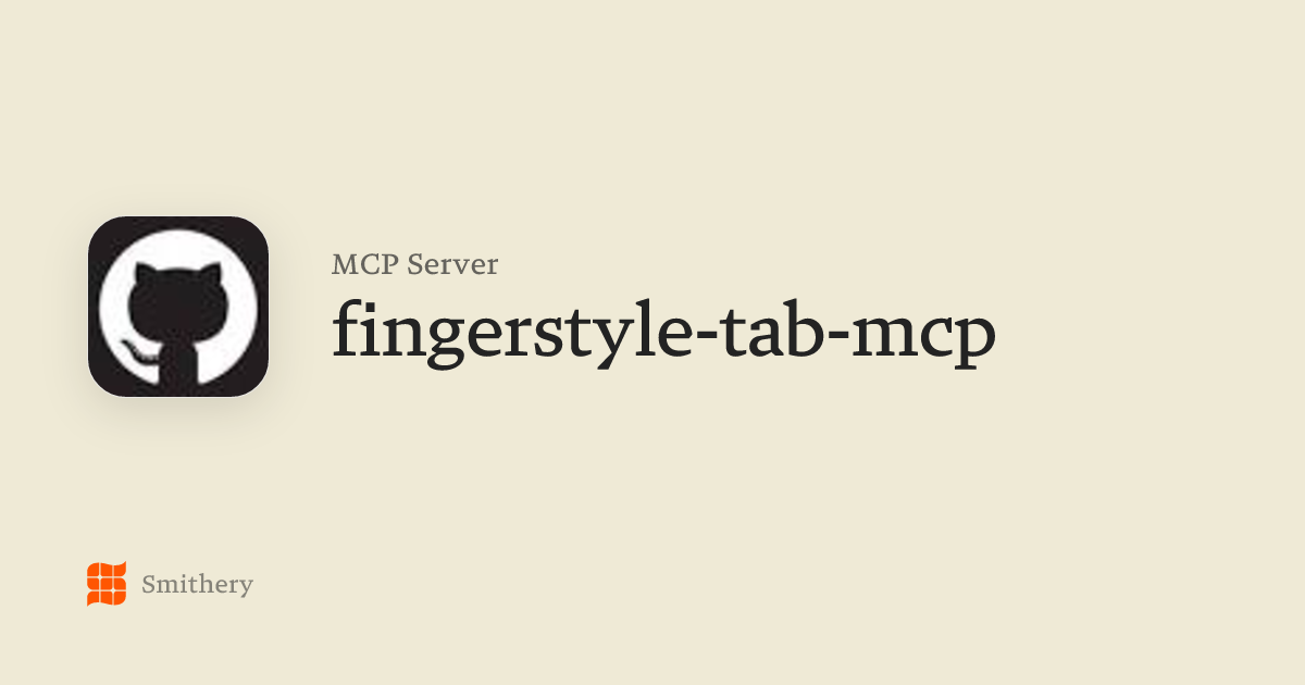 fingerstyle-tab-mcp - MCP | Smithery