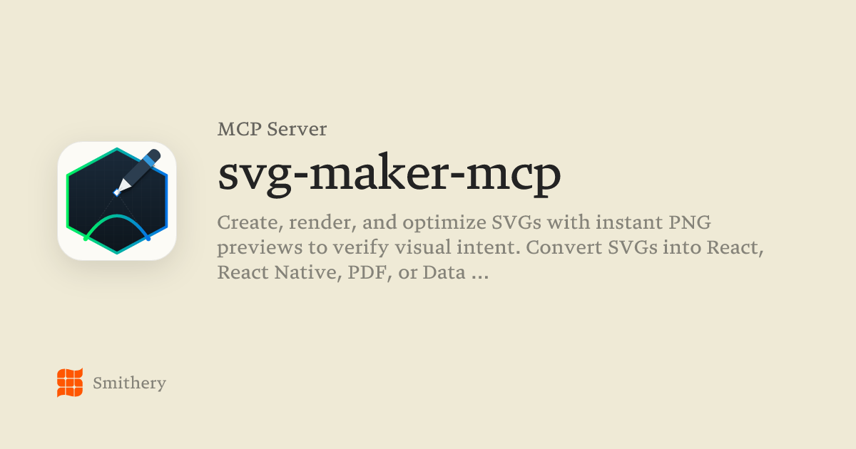 svg-maker-mcp - MCP | Smithery