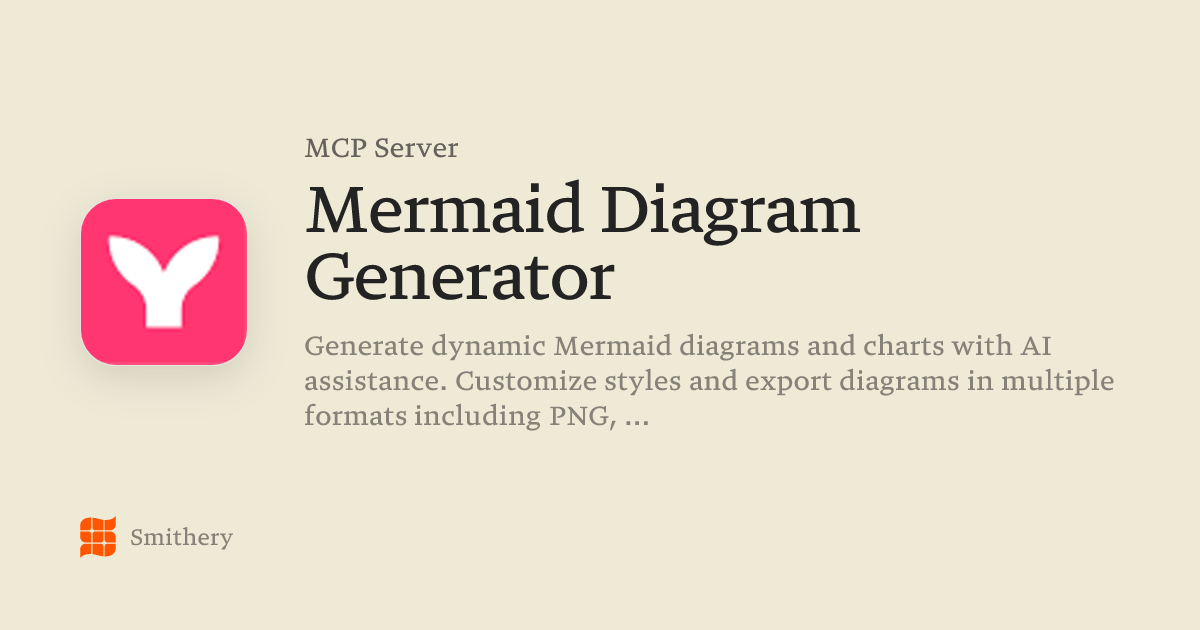 Mermaid Diagram Generator - MCP | Smithery