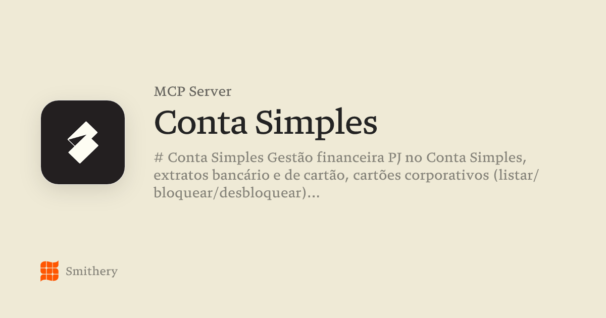 Conta Simples