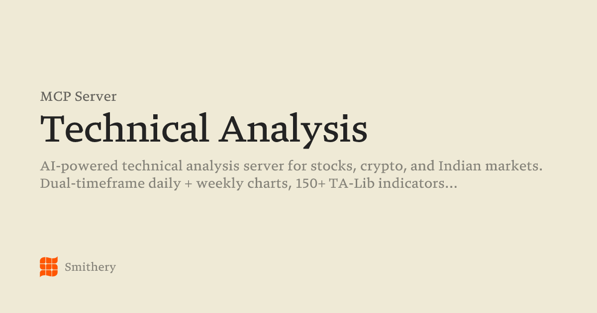 Technical Analysis - MCP | Smithery