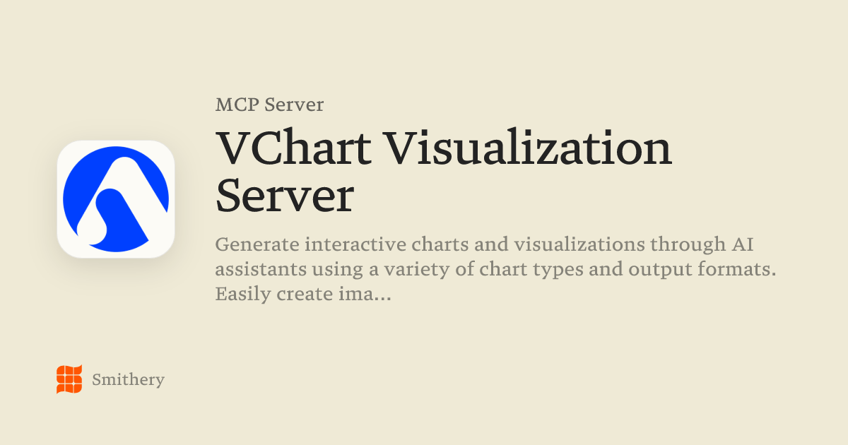 VChart Visualization Server - MCP | Smithery