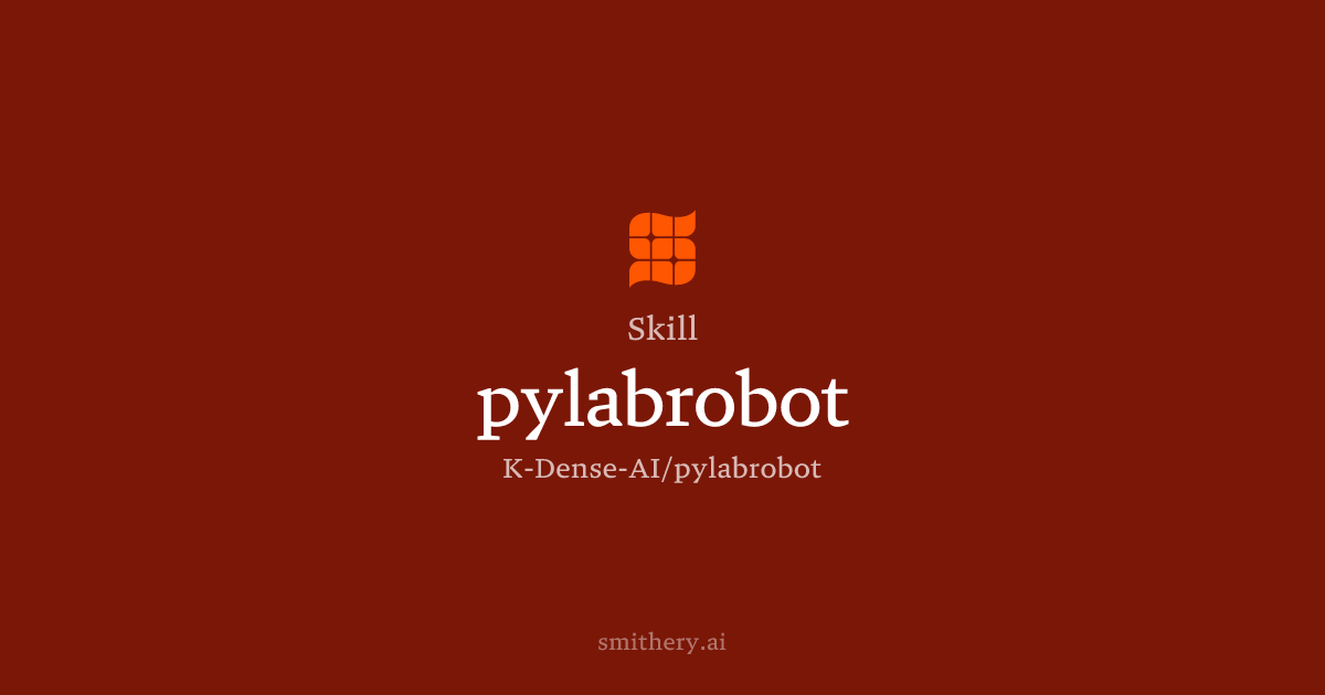 pylabrobot - Skill | Smithery