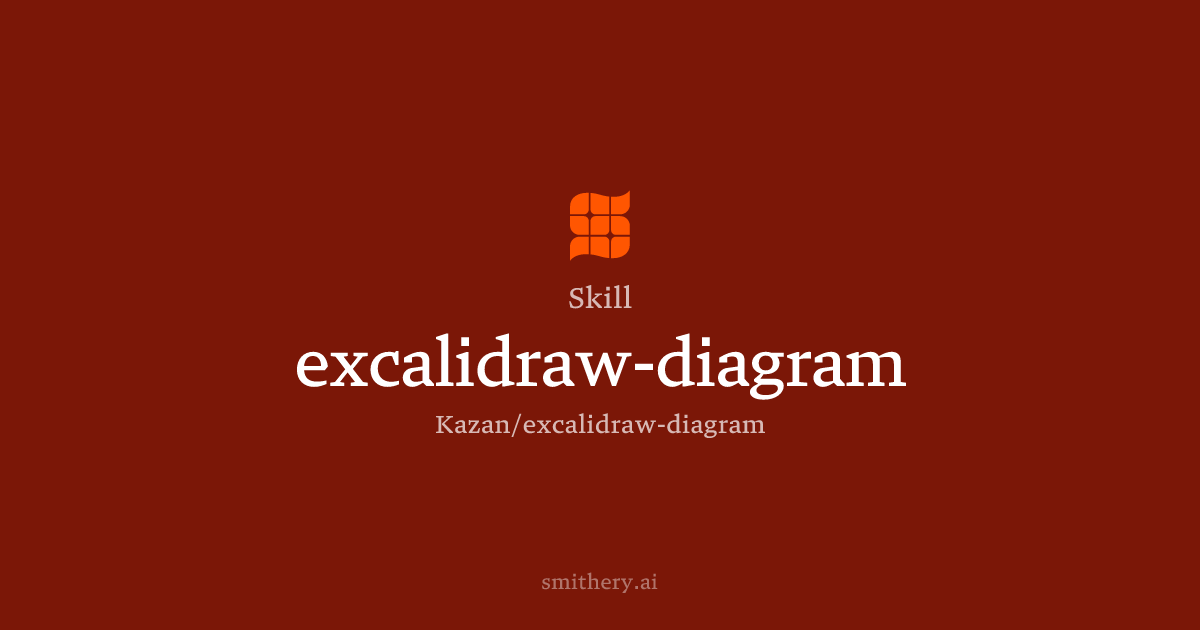 excalidraw-diagram - Skill | Smithery
