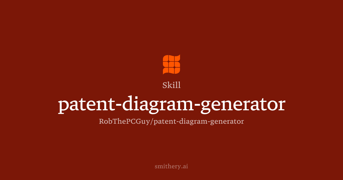 patent-diagram-generator - Skill | Smithery