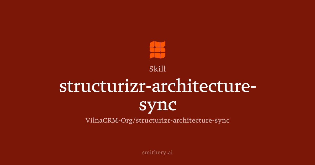 structurizr-architecture-sync - Skill | Smithery