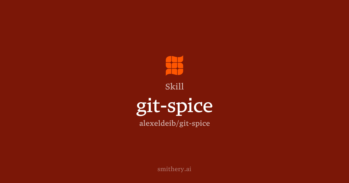 git-spice - Skill | Smithery