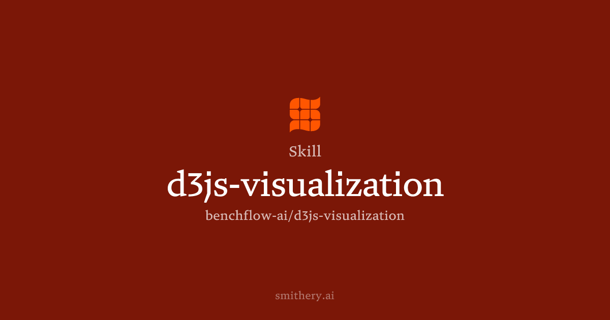 d3js-visualization - Skill | Smithery