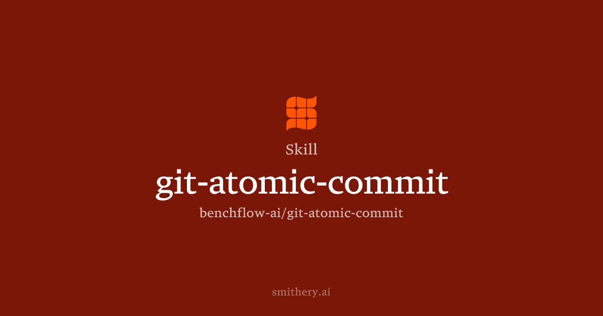 git-atomic-commit - Skill | Smithery