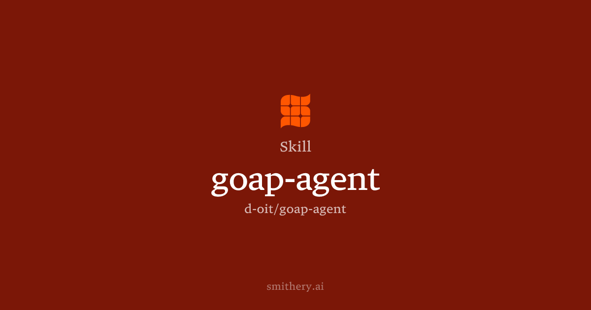 goap-agent - Skill | Smithery