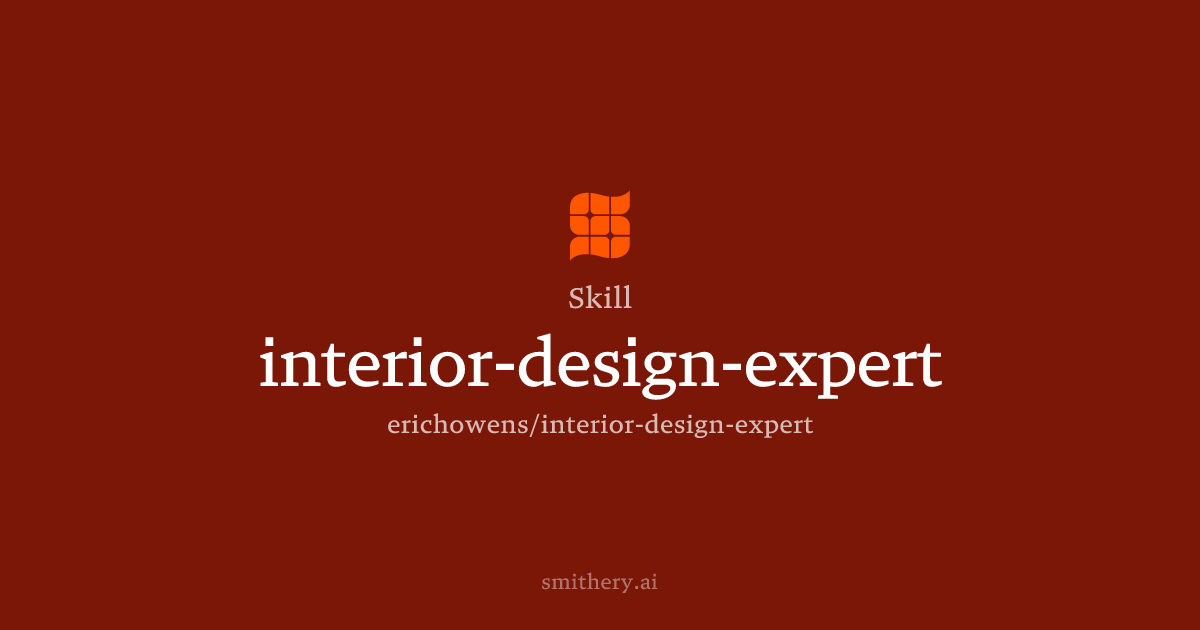 interior-design-expert - Skill | Smithery