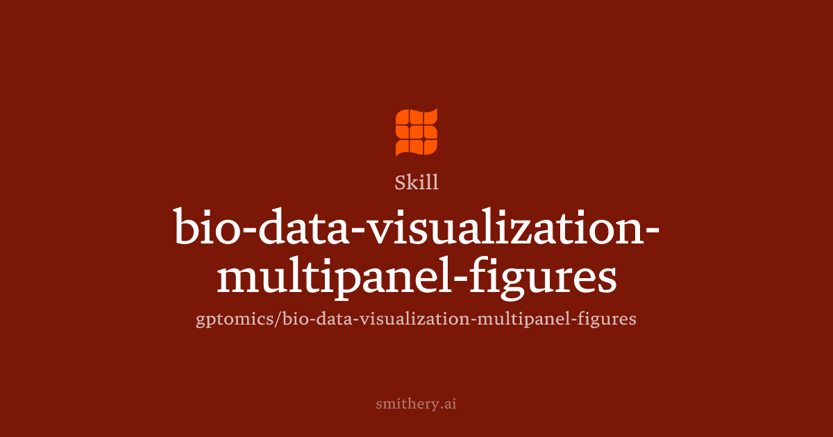 bio-data-visualization-multipanel-figures - Skill | Smithery