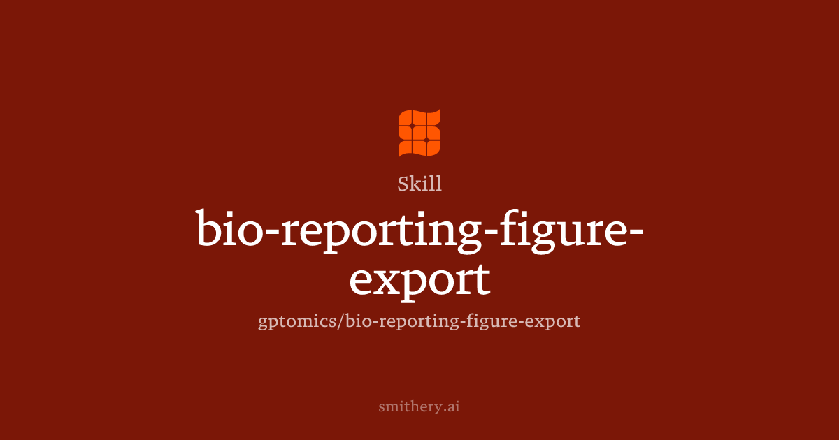 bio-reporting-figure-export - Skill | Smithery