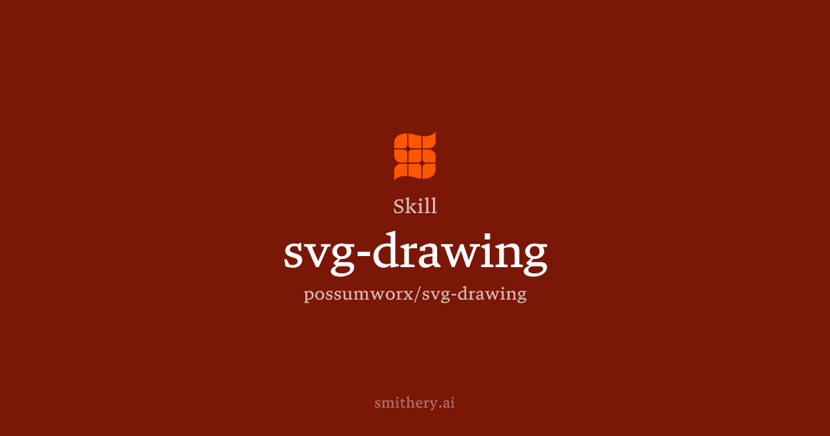 svg-drawing - Skill | Smithery
