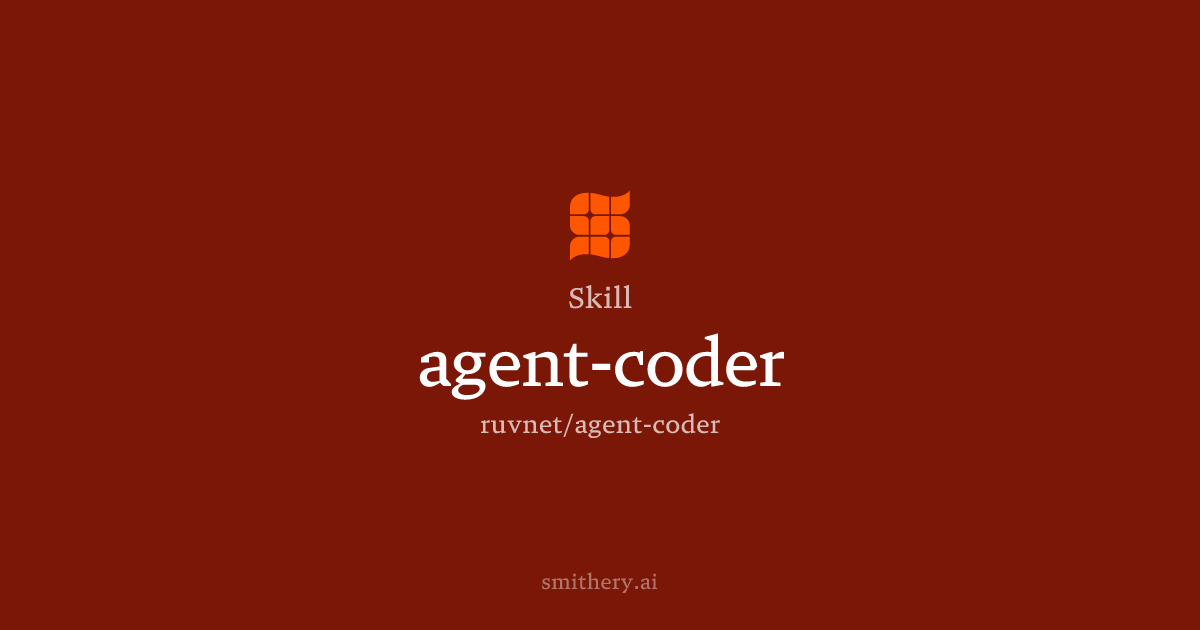 agent-coder - Skill | Smithery