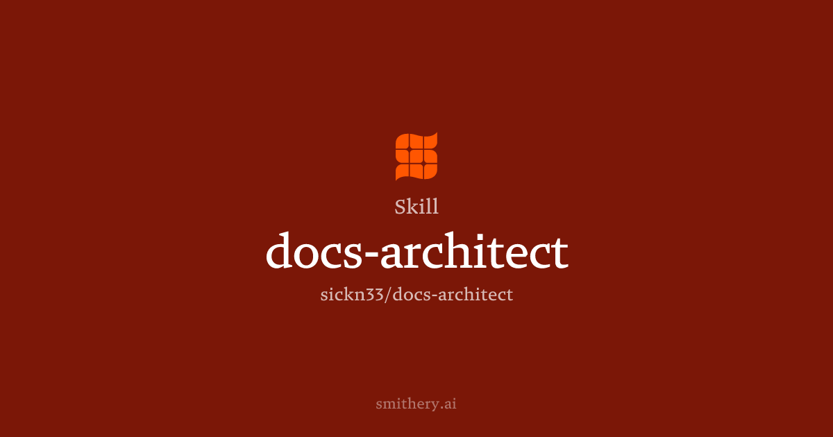 docs-architect - Skill | Smithery