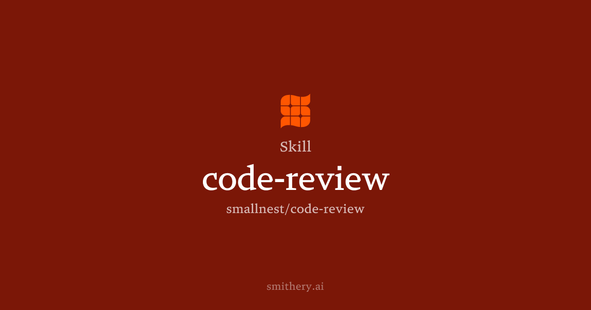 code-review - Skill | Smithery