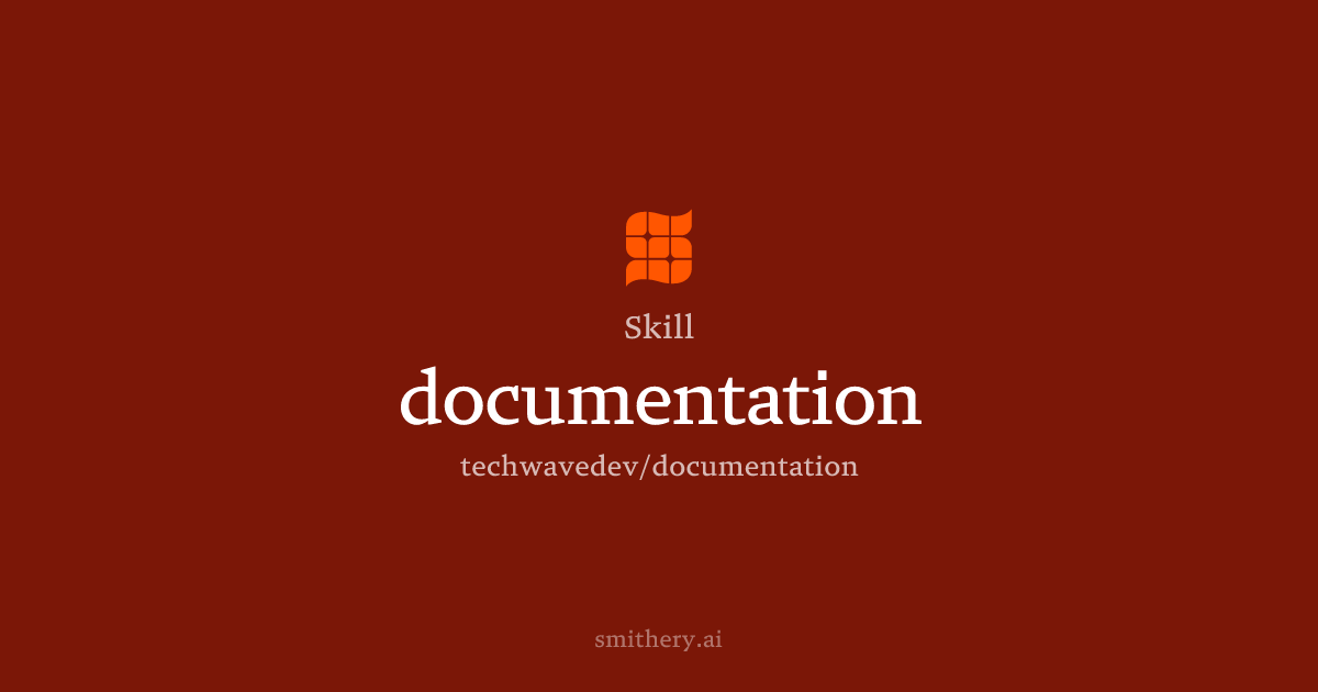 documentation - Skill | Smithery