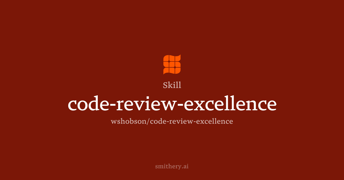 code-review-excellence - Skill | Smithery