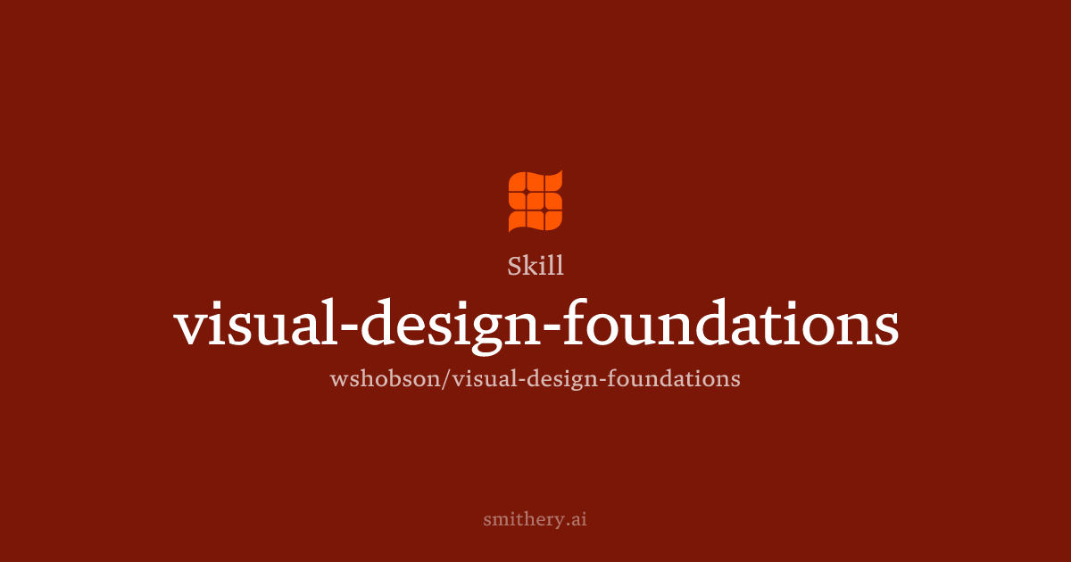 visual-design-foundations - Skill | Smithery